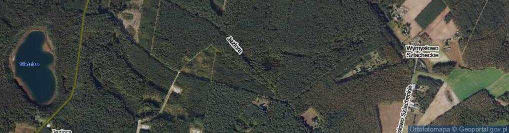 Zdjęcie satelitarne Jeziora Osada ul.